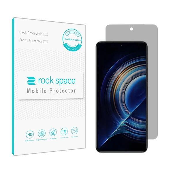 محافظ صفحه نمایش حریم شخصی راک اسپیس مدل HyPRV مناسب برای گوشی موبایل شیائومی Redmi K50 Pro