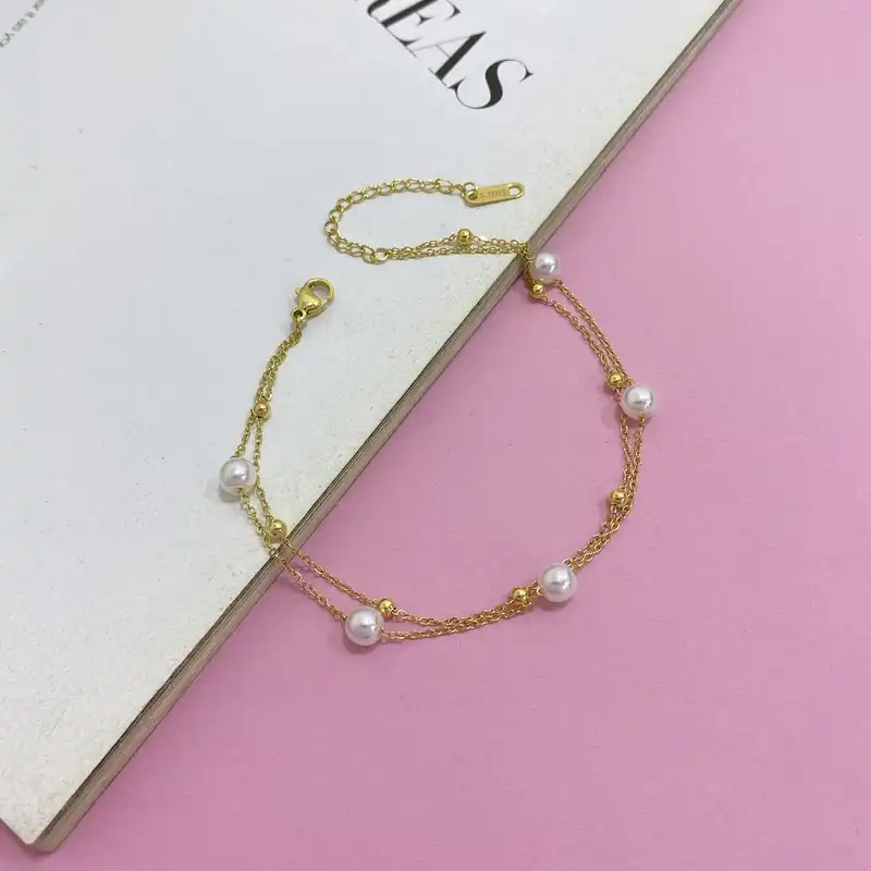 پابند زنانه مدل مروارید کد A3310