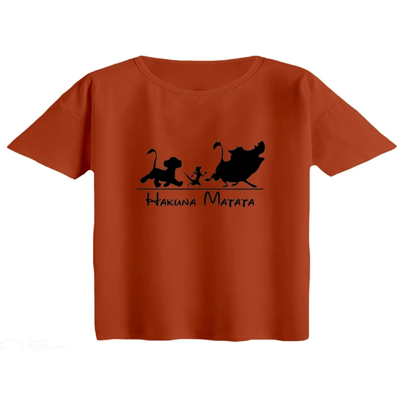 کراپ تی‌شرت آستین کوتاه زنانه مدل شیرشاه کد 2