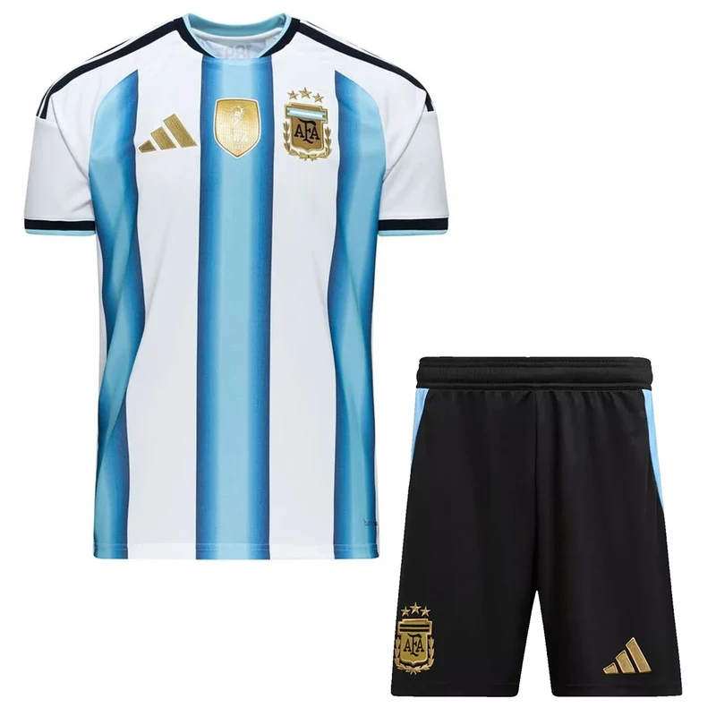 ست تی‌شرت آستین کوتاه و شلوارک ورزشی مردانه مدل آرژانتین Home WC 2026