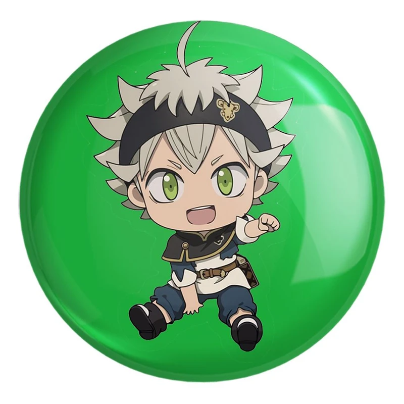 پیکسل خندالو طرح آستا انیمه بلک کلاور Black Clover کد 10256 مدل بزرگ