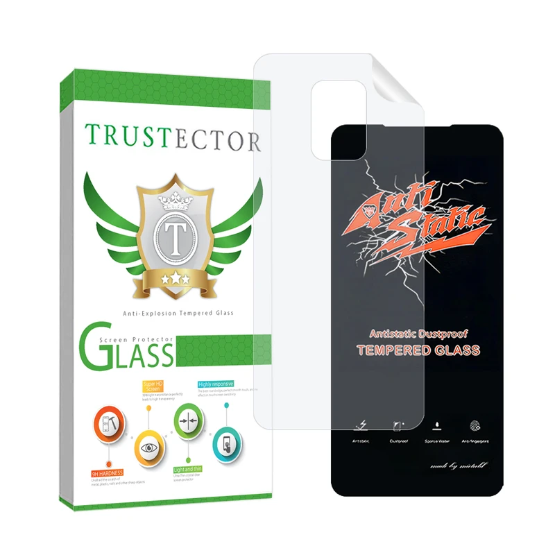 محافظ صفحه نمایش تراستکتور مدل ANTNABKTR مناسب برای گوشی موبایل شیائومی Redmi Note 9 Pro Max / Redmi Note 9 Pro / Redmi Note 9s به همراه محافظ پشت گوشی