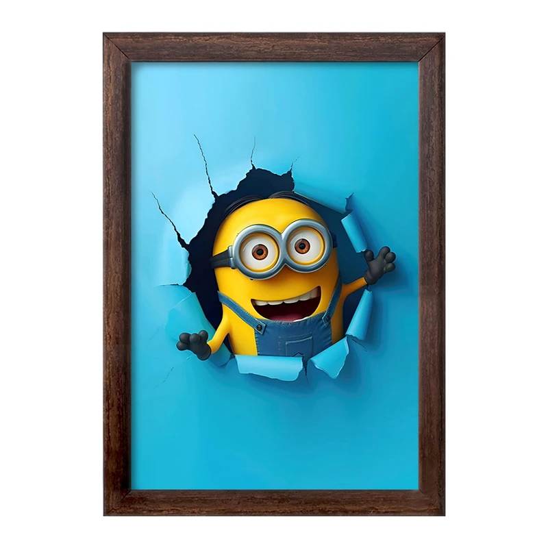 تابلو خندالو طرح مینیون‌ها (Minions) کد F3386