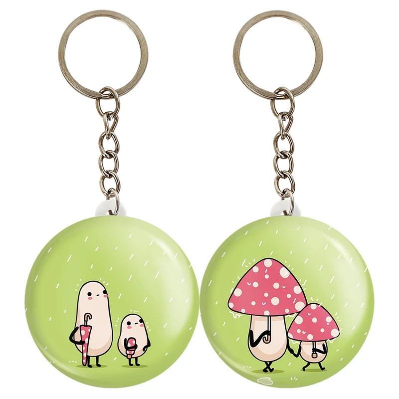 جاکلیدی خندالو مدل قارچ های بامزه کد A134 مجموعه 2 عددی