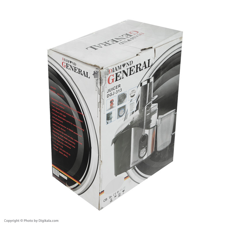 آبمیوه گیری دیاموند جنرال مدل DGJ-313 آبمیوه گیری دیاموند جنرال مدل DGJ-313