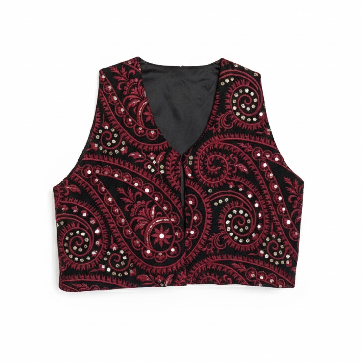 جلیقه رسمی زنانه مدل یلدایی mz042