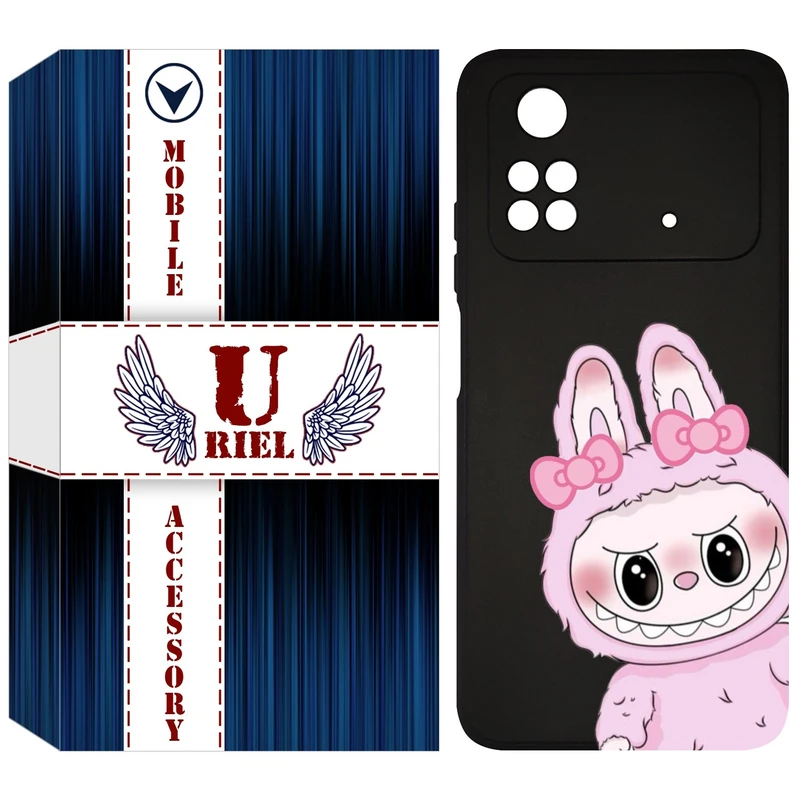 کاور یوریل مدل KSH کد 118 طرح عروسک لبوبو مناسب برای گوشی موبایل شیائومی Poco M4 Pro 4G