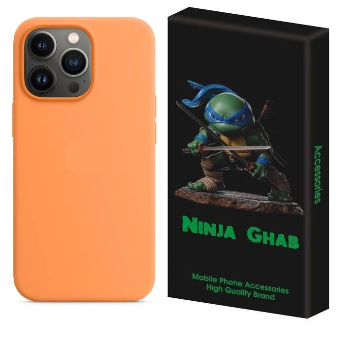 کاور نینجا قاب مدل سیلیکونی پاک کنی مناسب برای گوشی موبایل اپل iPhone 16 Pro Max