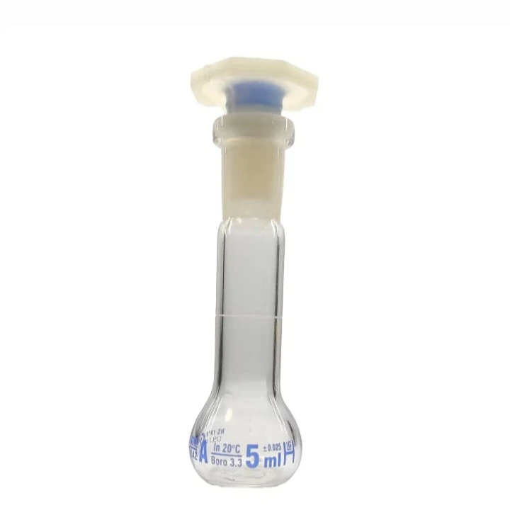 بالن ژوژه آزمایشگاهی مدل pyrex ظرفیت ۵ میلی لیتری مجموعه دو عددی