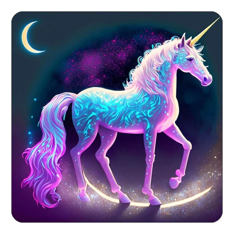 مگنت کاکتی طرح اسب تک شاخ و یونیکورن مدل mp31801