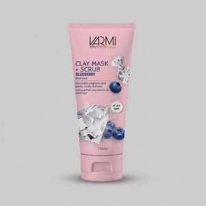ماسک کرمی صورت و بدن وارمی مدل بلوبری 150 میلی‌لیتر با خاصیت آبرسانی، روشن‌کننده و پاکسازی عمقی منافذ، حاوی ویتامین C، کائولین و بنتونیت، مناسب انواع پوست و پوست‌های خشک