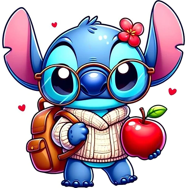 استیکر پارچه و لباس پاد آفرین طرح مدرسه و استیچ کد 1876