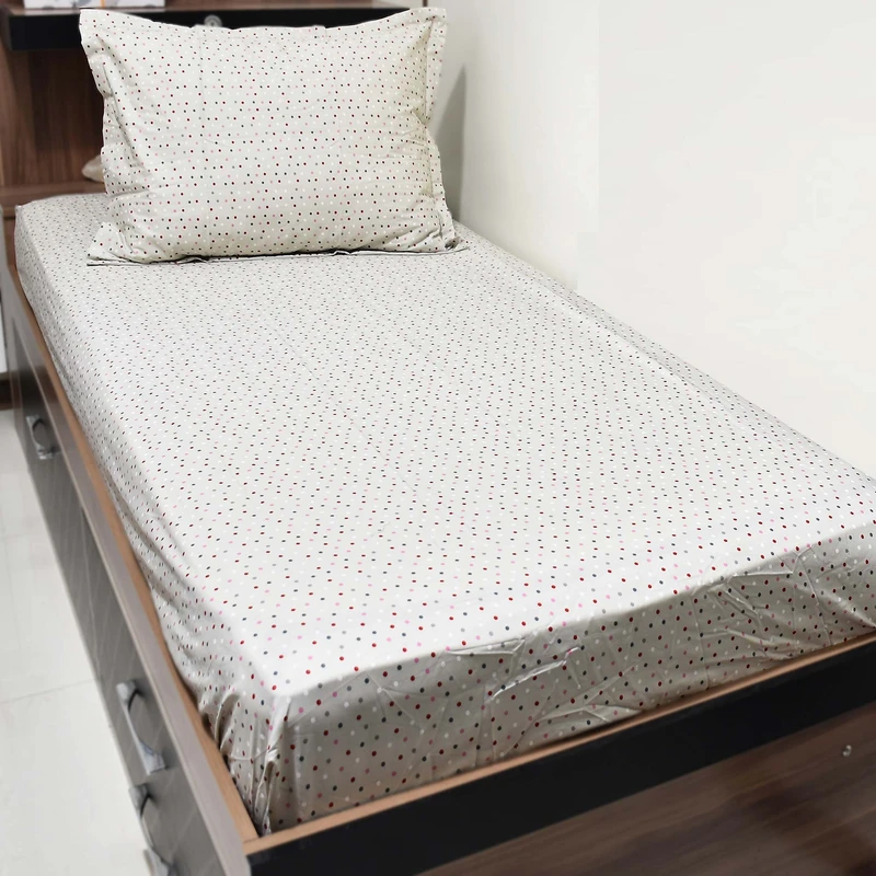 سرویس ملحفه بومرنگ مدل TiTop-80 یکنفره 2 تکه