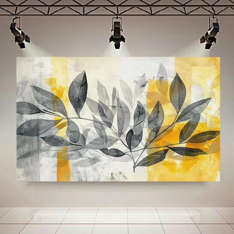  پوستر طرح مخمل نقاشی گیاه مدل بهاری کد PD130230