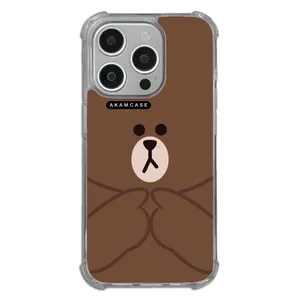 AKAM AMCWTA15PRO-BROWN1 Cover For Apple iPhone 15 Pro