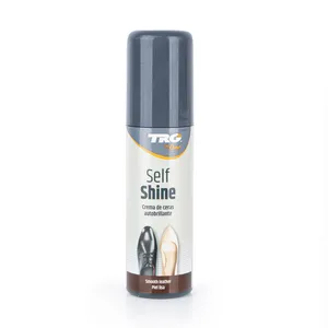 واکس براق کننده کفش تی آر جی مدل self shine رنگ قهوه ای روشن