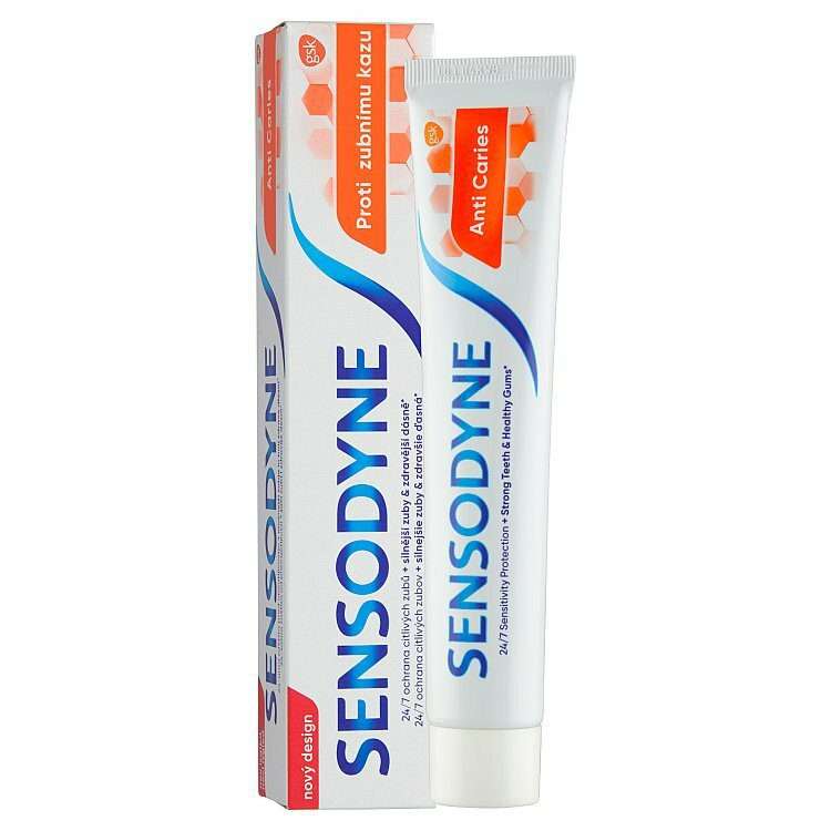 خمیر دندان سنسوداین مدل anti caries حجم 75 میلی لیتر