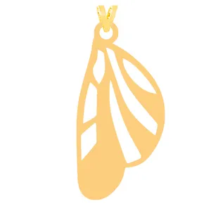 آویز گردنبند طلا 18 عیار زنانه کرابو مدل بال کد Kr31626