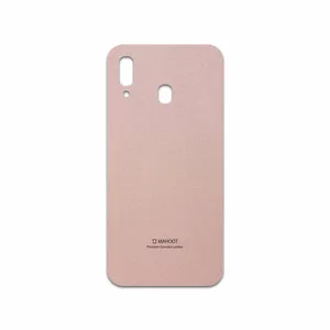 MAHOOT Rose Gold Leather Cover Sticker for Samsung Galaxy M10s