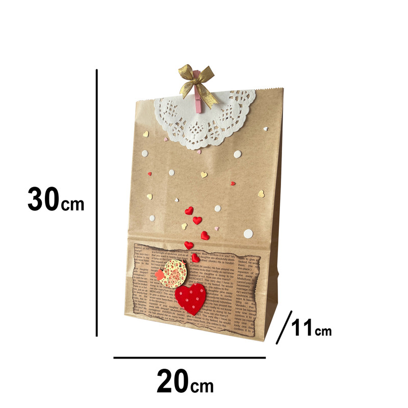 پاکت هدیه مدل پرنده عشق کد 20.30