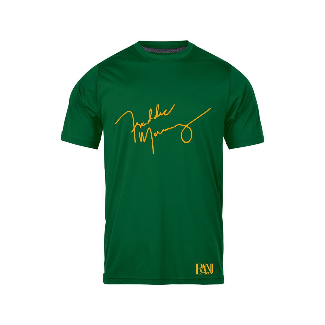 تی شرت آستین کوتاه مردانه رانژ مدل امضا 012-23RA06 رنگ سبز