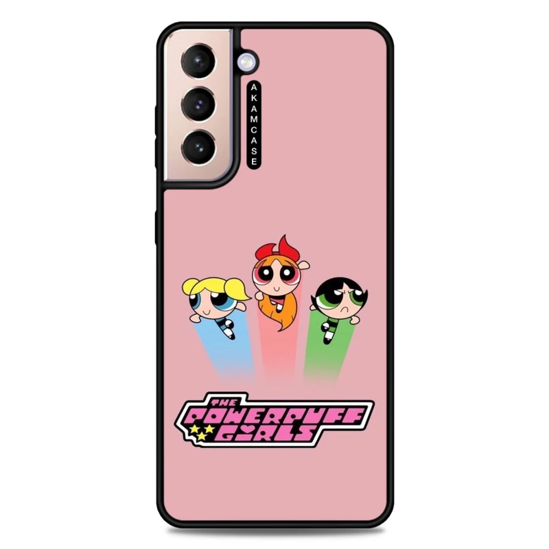 کاور آکام مدل AMCWSGS21P-POWERPUFF GIRLS-5 مناسب برای گوشی موبایل سامسونگ Galaxy S21 Plus