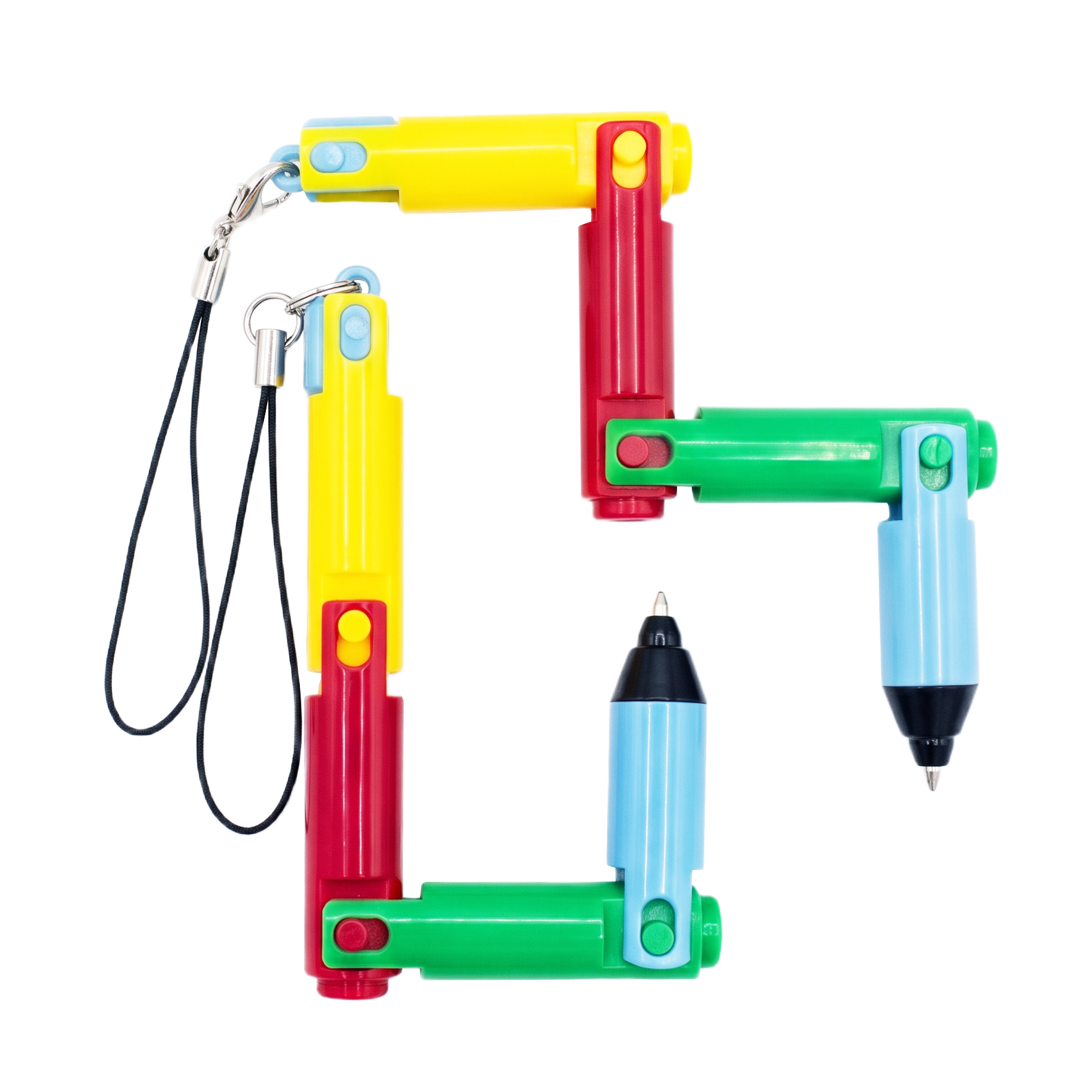 خودکار 0.5 میلی متری مدل لگویی کد Folding Pen بسته 2 عددی