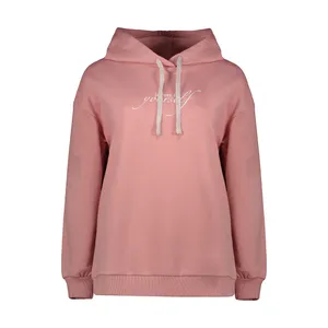 هودی زنانه ال سی وایکیکی مدل 0W4247Z8-FKR-DULLPINK