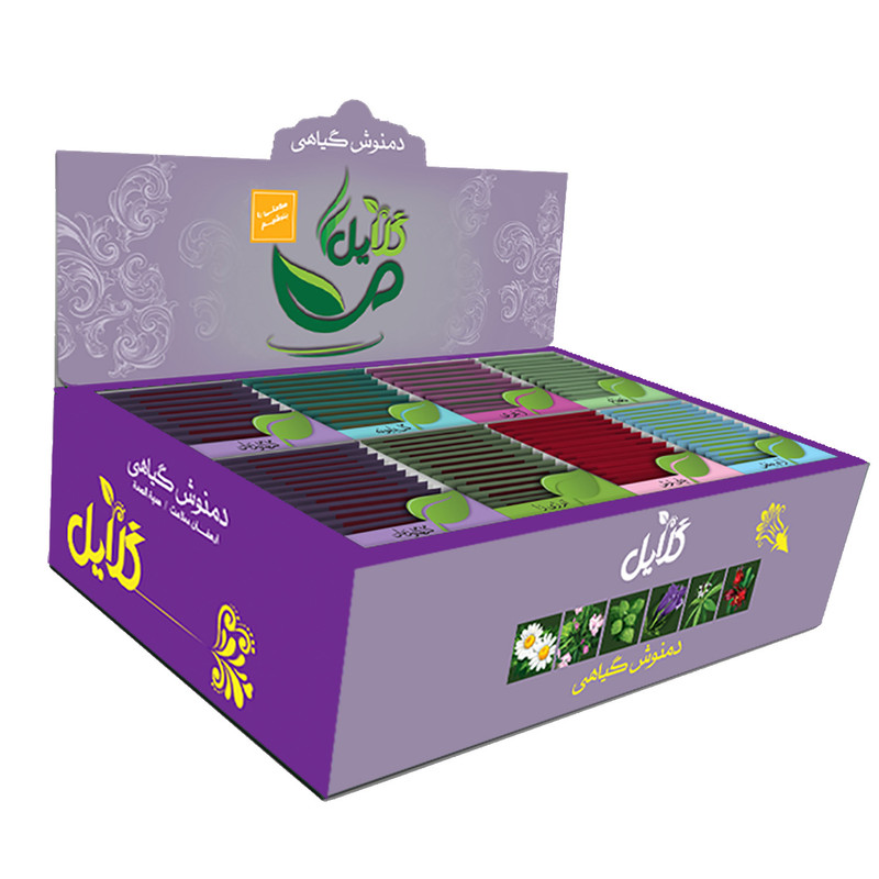 پکیج دمنوش گیاهی گلایل شاهسوند مجموعه 64 عددی