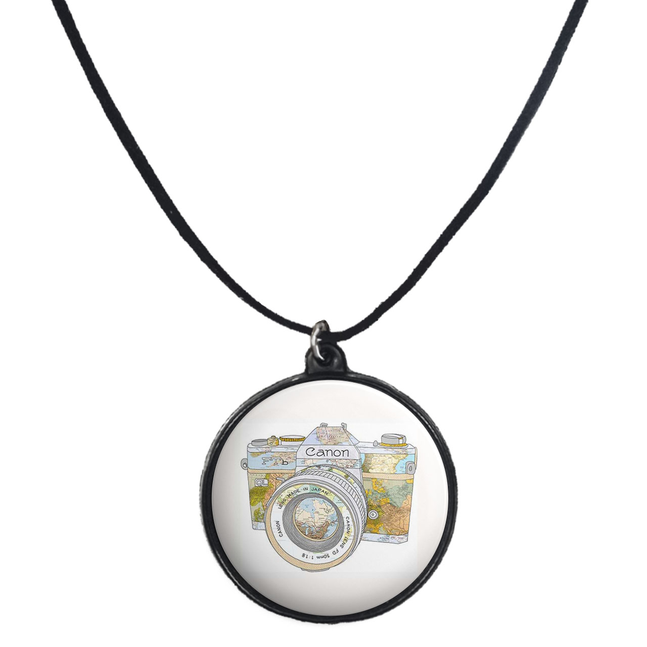 گردنبند پرمانه طرح عکاس کد pmb.5109 مدل دو طرفه