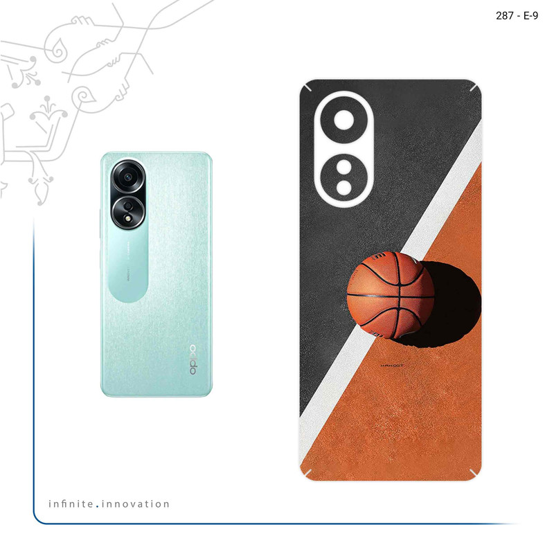 برچسب پوششی ماهوت مدل Basketball مناسب برای گوشی موبایل اپو A58 4G