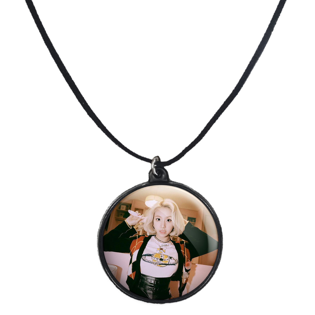 گردنبند پرمانه طرح تو ایس کد pmb.19686 مدل دو طرفه