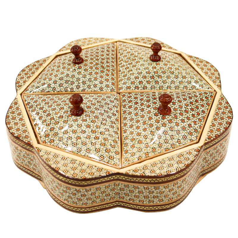 شکلات خوری خاتم کاری کد 4d25gr