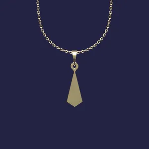 گردنبند طلا 18 عیار زنانه مدوپد مدل هندسی کد Y2-1-1018