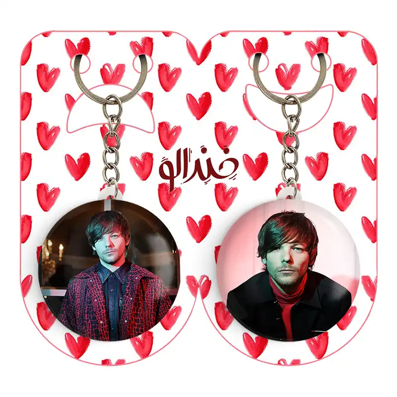 جاکلیدی خندالو مدل لویی تاملینسون گروه موسیقی وان دایرکشن کد 1889618901 مجموعه 2 عددی