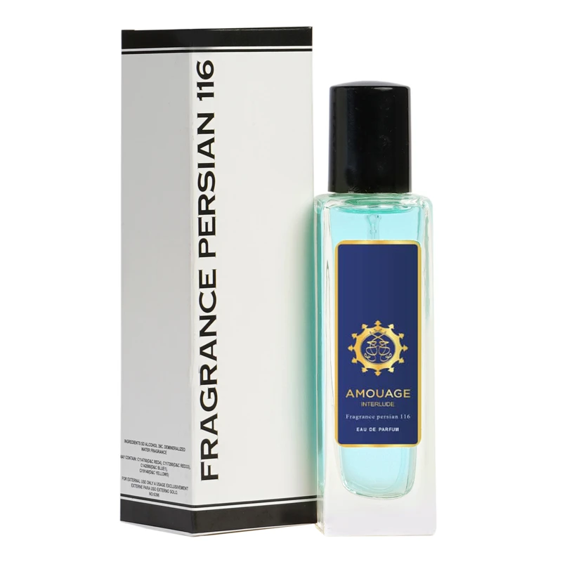ادو پرفیوم مردانه فراگرنس پرشیا 116 مدل آمواج اینترلود با رایحه تلخ حجم 35 میلی لیتر