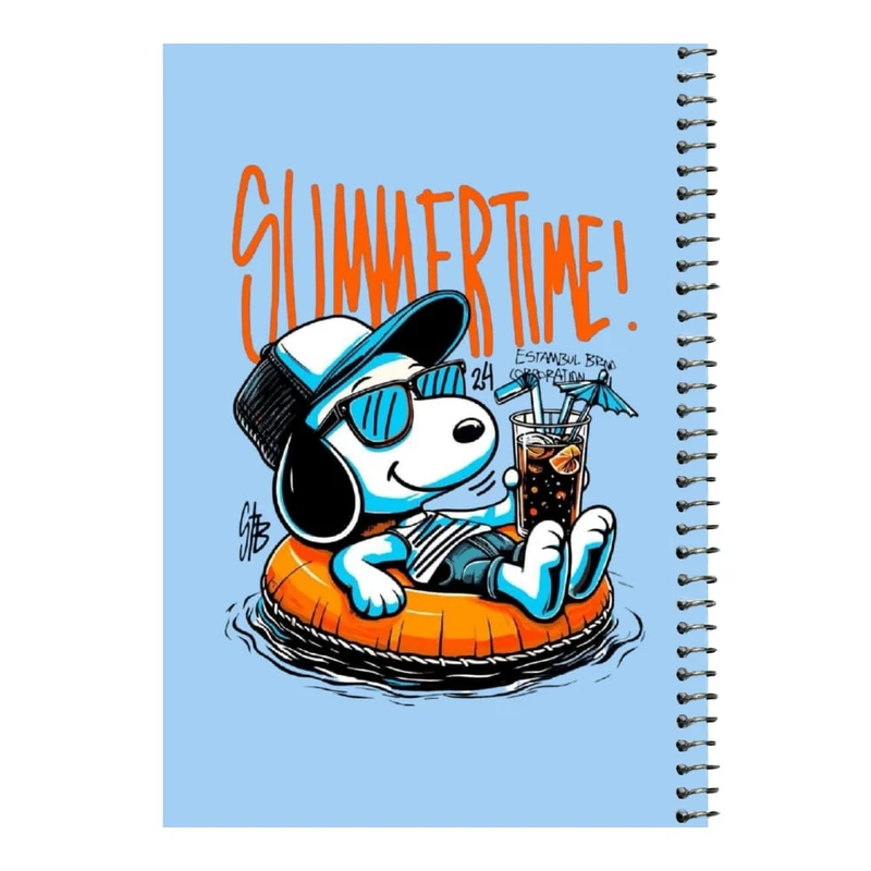 دفتر مشق 80 برگ اس جی طرح اسنوپی تابستان