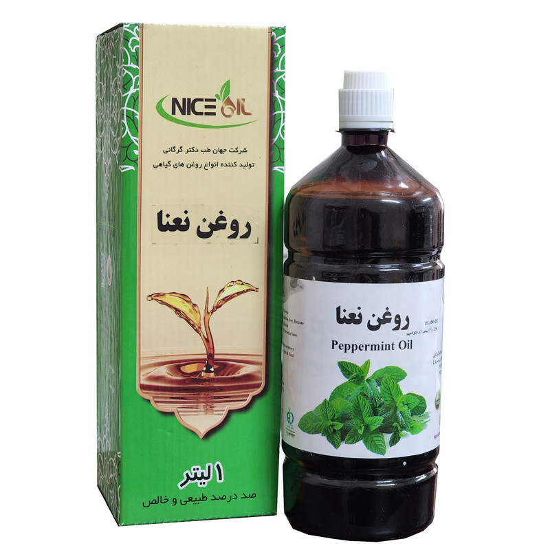  روغن بدن نایس اویل مدل نعنا حجم 1000 میلی لیتر