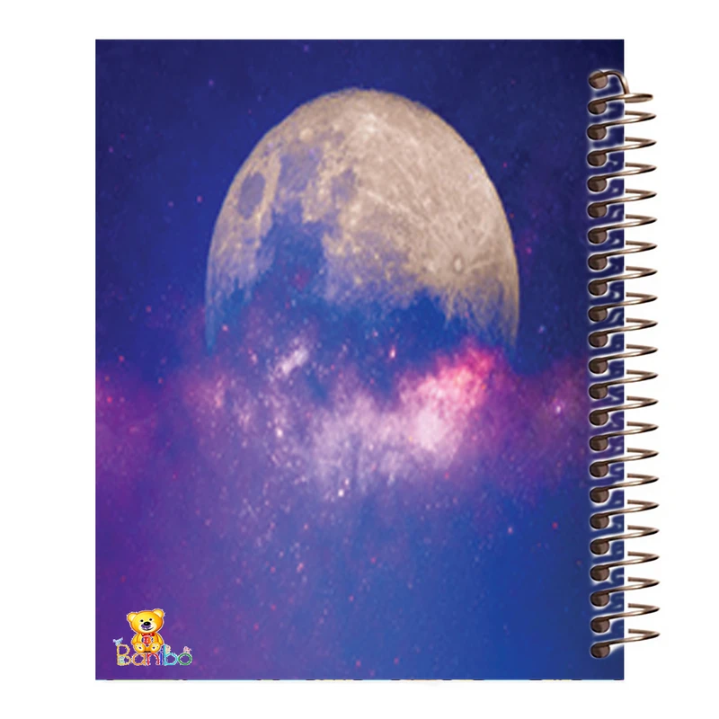 دفتر نقاشی 100 برگ سیمی بانیبو مدل ماه کد 4667