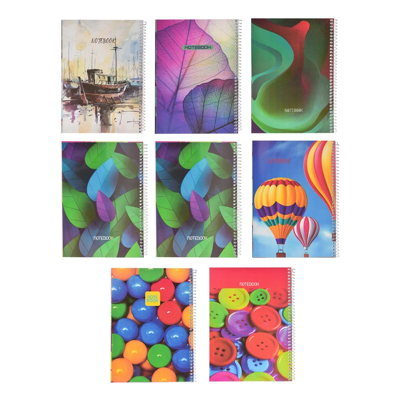 دفتر مشق 100 برگ مدل کلاسیک بسته 8 عددی 