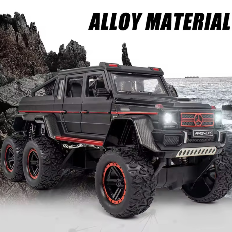 ماشین بازی مدل مرسدس بنز جی کلاس شش چرخ