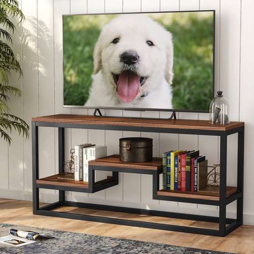 میز تلویزیون دیزم مدل TVS_D100_150_BRN