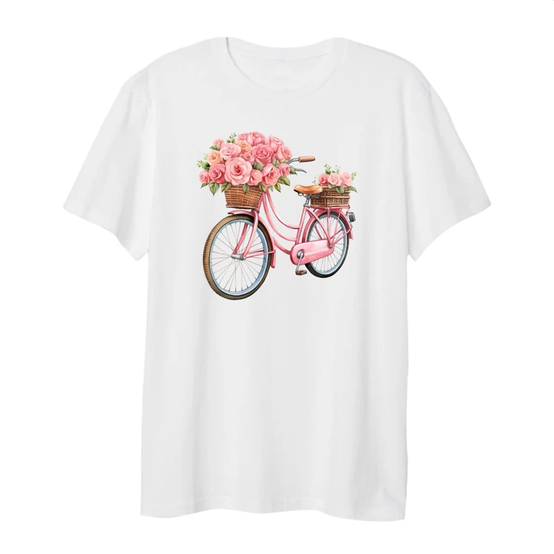 تی شرت لانگ زنانه مدل دوچرخه کد ۵