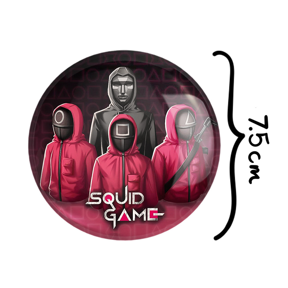 آینه جیبی خندالو طرح بازی مرکب Squid Game مدل تاشو کد 10805 آینه جیبی خندالو طرح بازی مرکب Squid Game مدل تاشو کد 10805