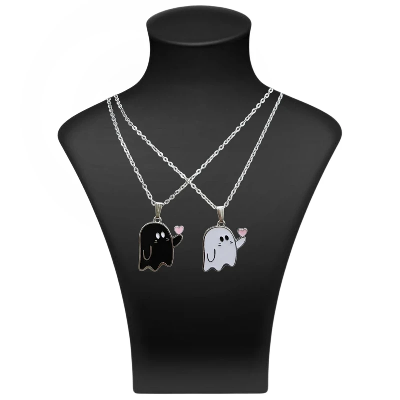 گردنبند زنانه مدل روح عاشق بسته ۲ عددی