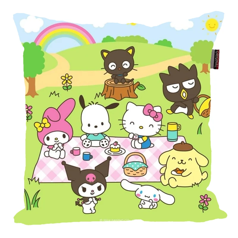 کوسن پاد آفرین مدل کارتونی کرومی مای ملودی هلوکیتی کد PK301544 سایز 30*30 سانتی متر