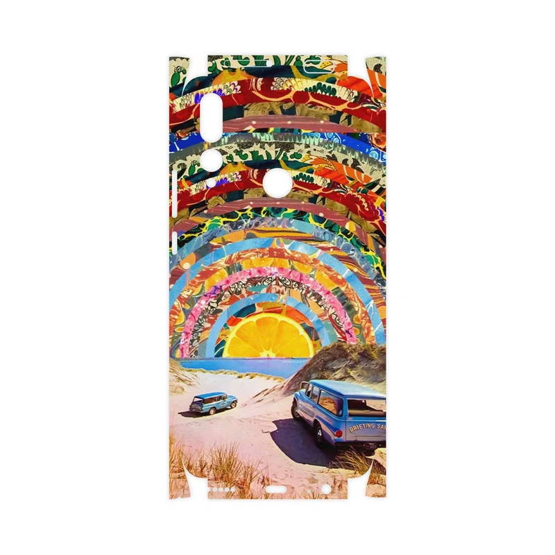 برچسب پوششی ماهوت مدل Collage of Orange Sky-FullSkin مناسب برای گوشی موبایل هوآوی Y9 Prime 2019