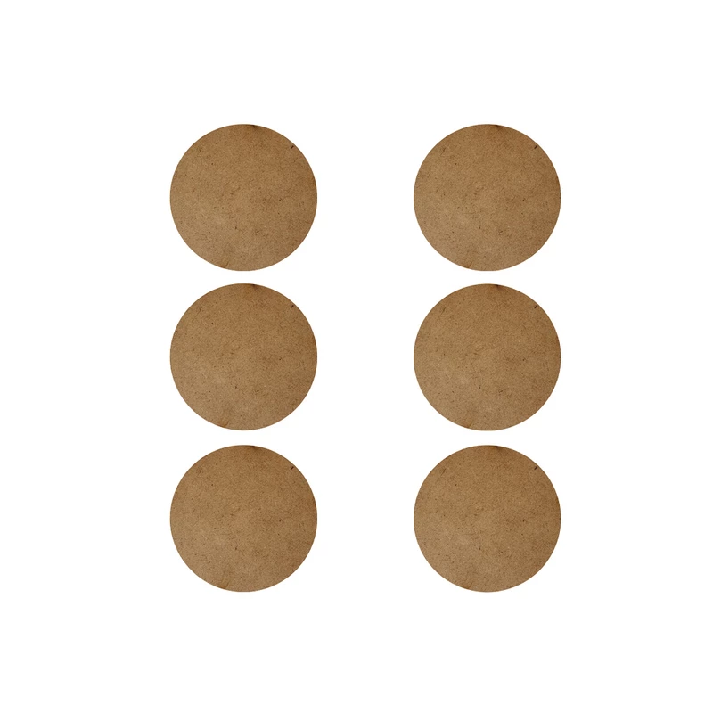 تخته چوب مدل دایره کد 9 بسته 6 عددی