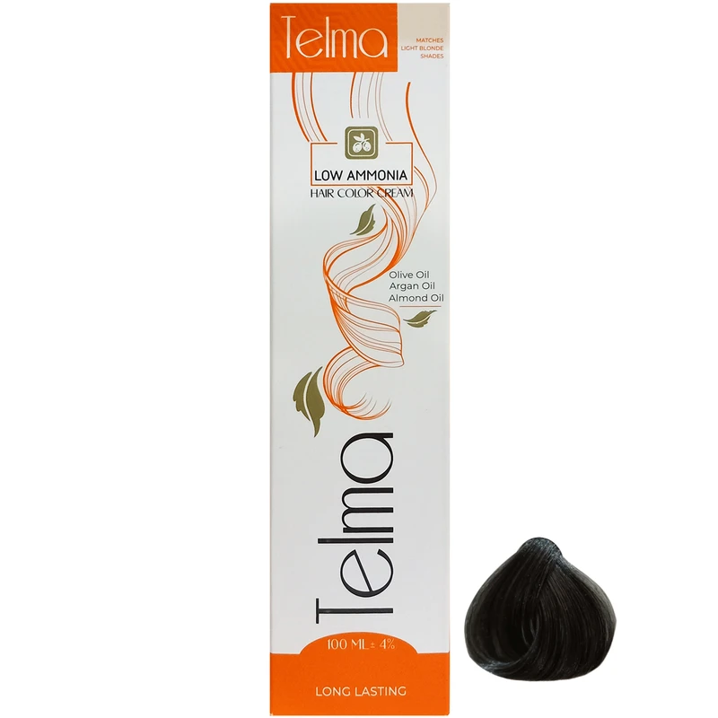 رنگ مو تلما مدل Low Ammonia شماره 99.91 حجم 100 میلی لیتر رنگ نقره ای متال