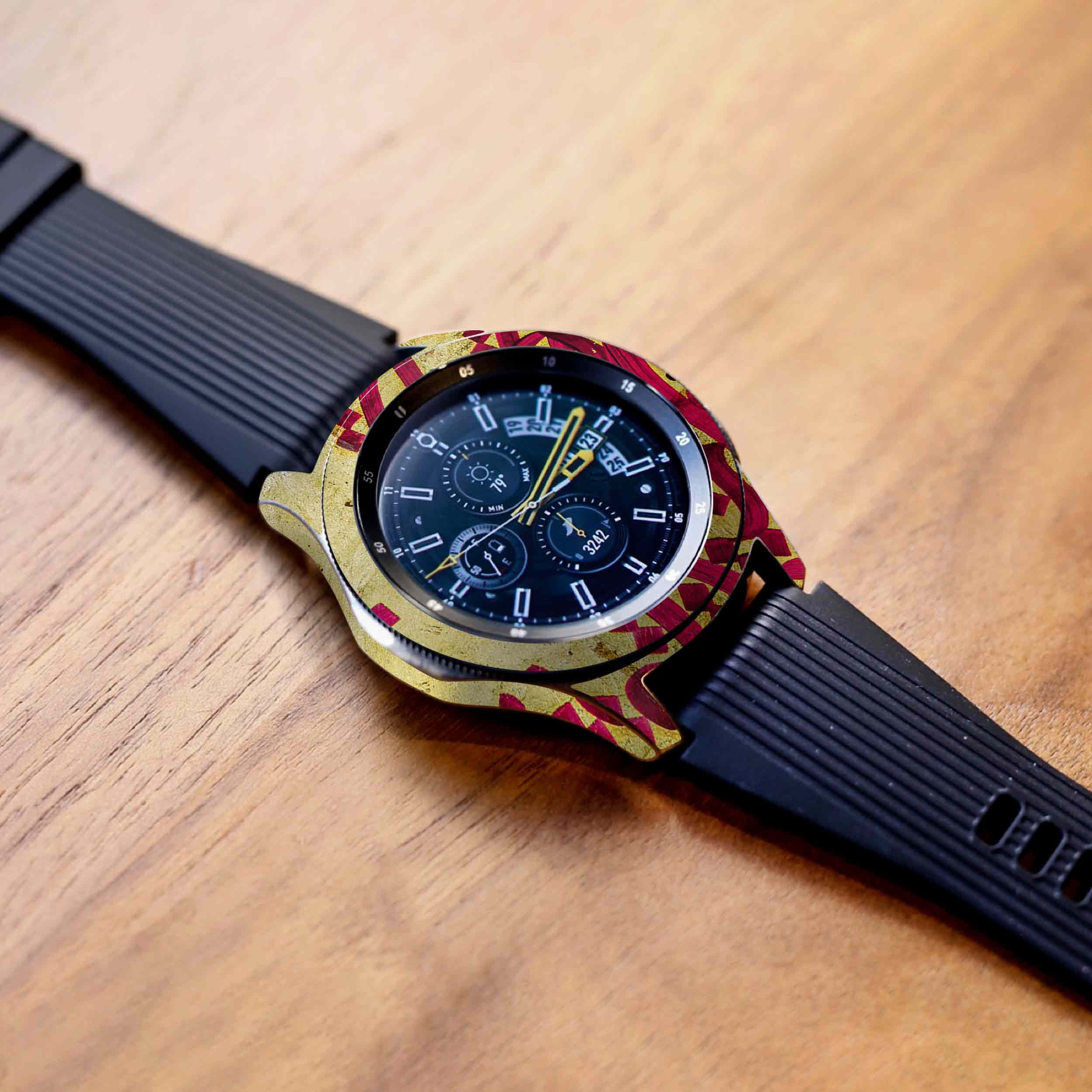 برچسب ماهوت طرح Nastaliq-5 مناسب برای ساعت هوشمند سامسونگ Galaxy Watch 46mm